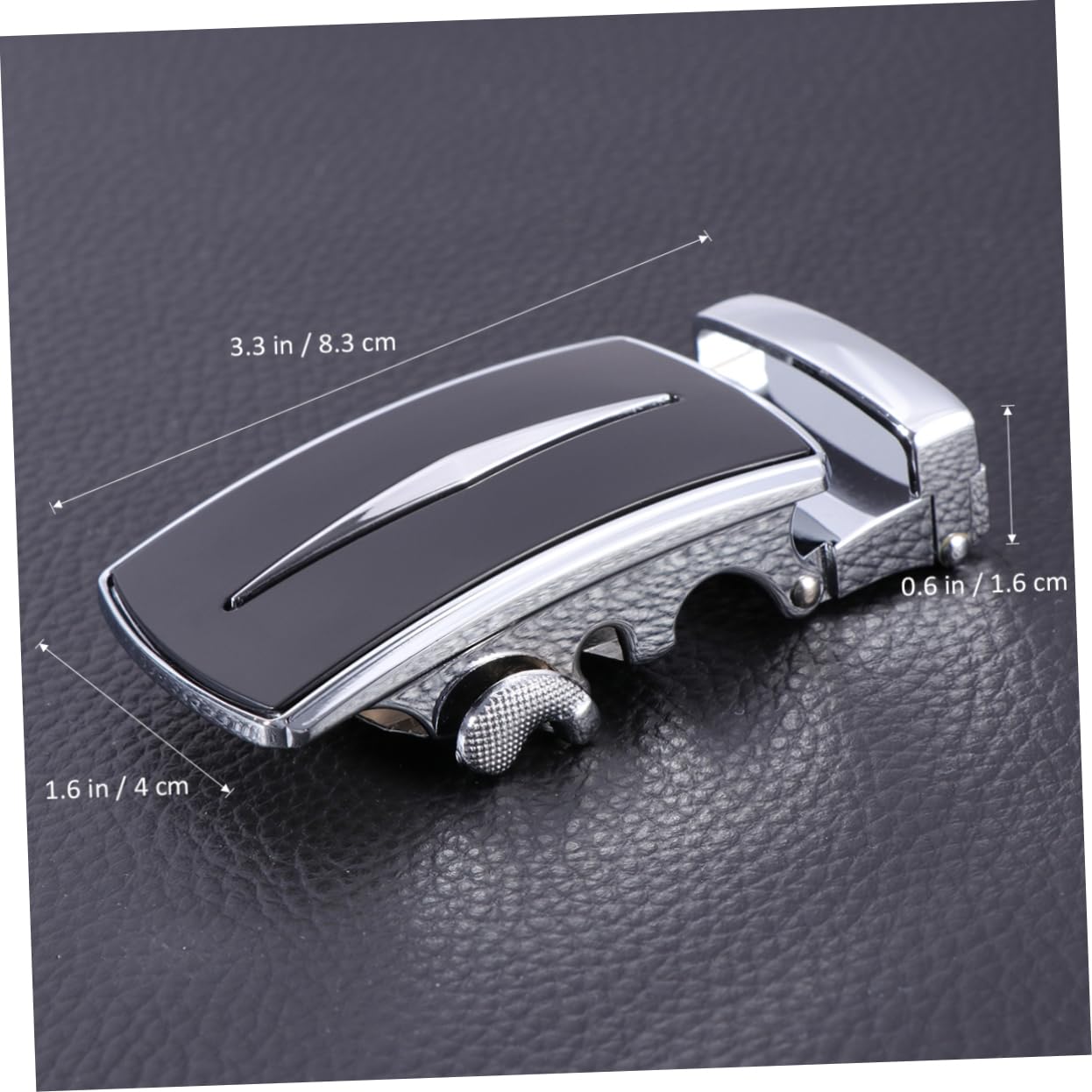 Holibanna Ratchet Belt Buckle for Men Automatic Buckle Alloy Business Belt Buckles Unique Mens Plaque Belt Buckles for 3.5cm Ratchet Belts