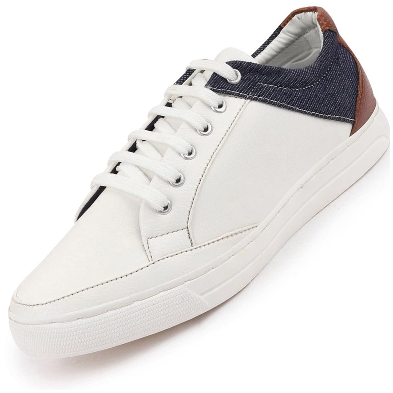 FAUSTOMen's Classic Lace Up Sneakers