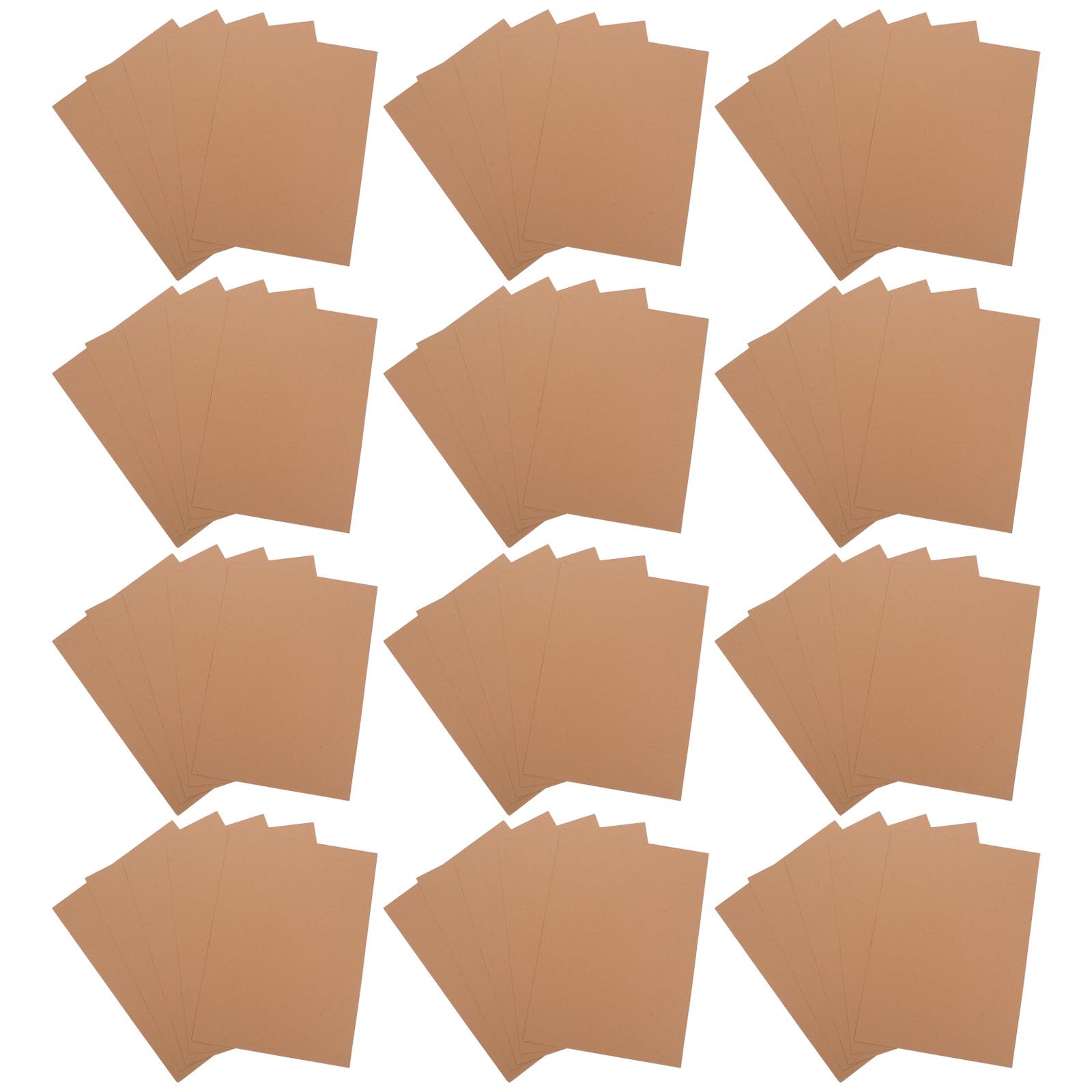 SHINEOFI 120 Hojas Papel Kraft para Manualidades A4 Color Caqui, Resistente Tinta Desgaste, Adecuado para Apuntes en Clase y Proyectos Escolares