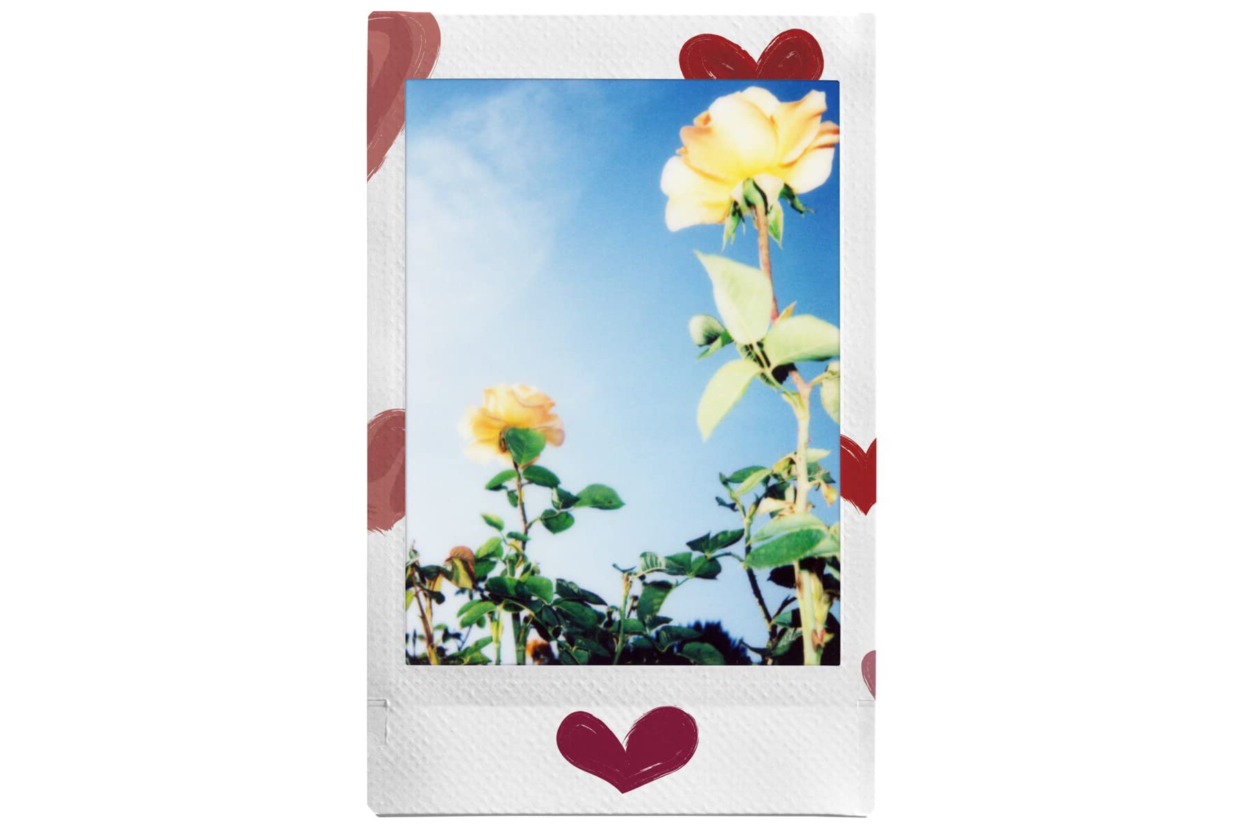 Fujifilm Instax Mini - Pellicola fotografica per schizzi a forma di cuore, confezione da 30