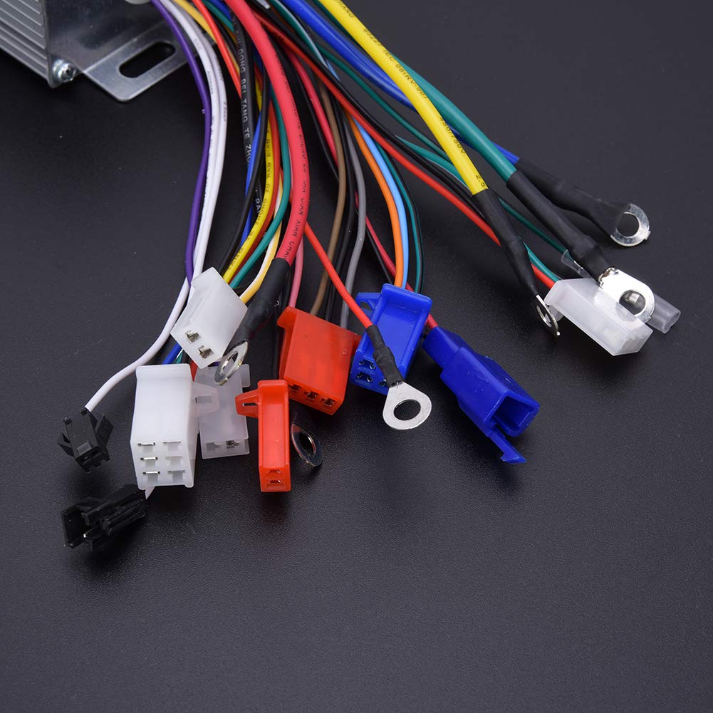 Keenso Controlador Scooter Eléctrico, Alto Rendimiento 1000W-1500W Multi-Voltaje 48V 60V 64V Controlador Motor Sin Escobillas 12 Tubos for Profesionales Aficionados Ciudades Urbanas Carreras