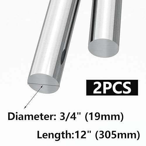 Miniatura 40 de Eoiips Varilla redonda de acero inoxidable 304 de 5/16 pulgadas de diámetro, barra sólida de 10 pulgadas de largo, para manualidades de metal
