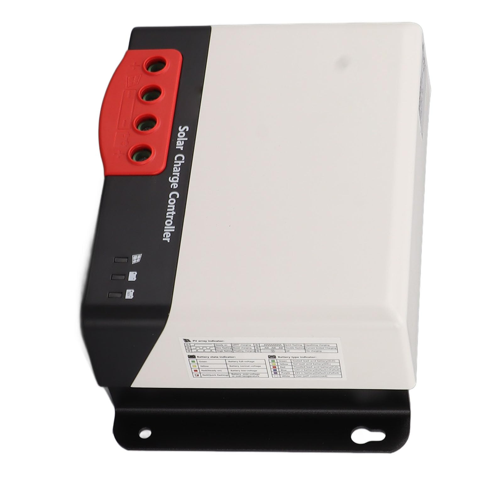 Kontroler ładowania Słonecznego 50A MPPT, Regulator Panelu Słonecznego 12 V 24 V ze Stopu Aluminium ze Wskaźnikami LED, Wejście 100 , do Akumulatorów Litowych i Kwasowych RV Marine Off Grid