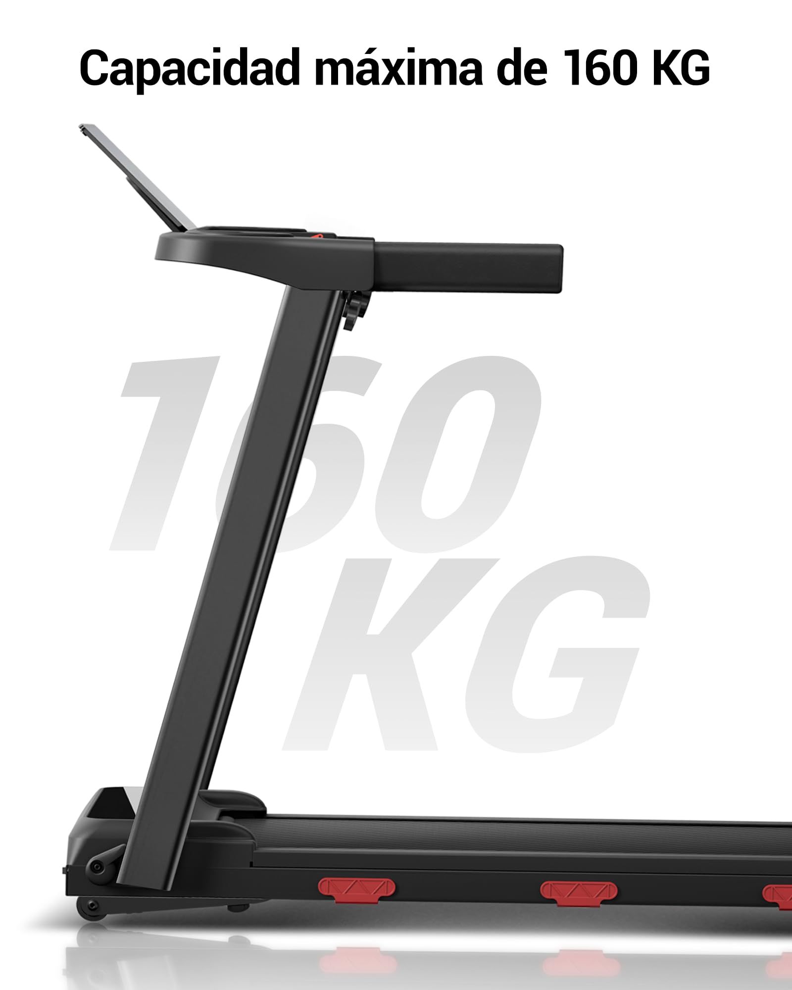 UMAY Cinta de Correr Plegable Eléctrica con Inclinación Automática 18% | 1-12 km/h caminadora electrica para casa con Motor Silencioso de 3,0 HP, Triple Pantalla LED,12 Programas,Máx. 160 kg