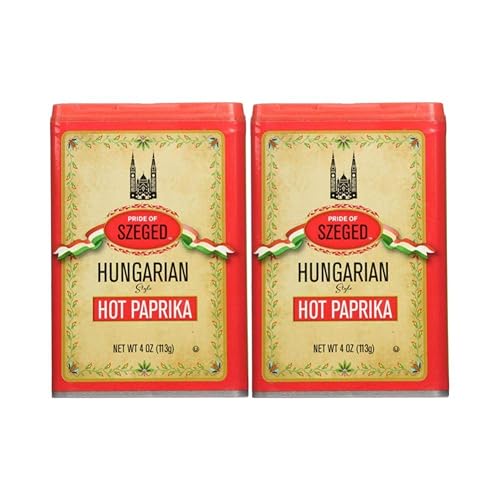 Szeged Hot Paprika Polvo 4 onzas Pack de 2 Szeged Hot Paprika Polvo 4 onzas Pack de 2