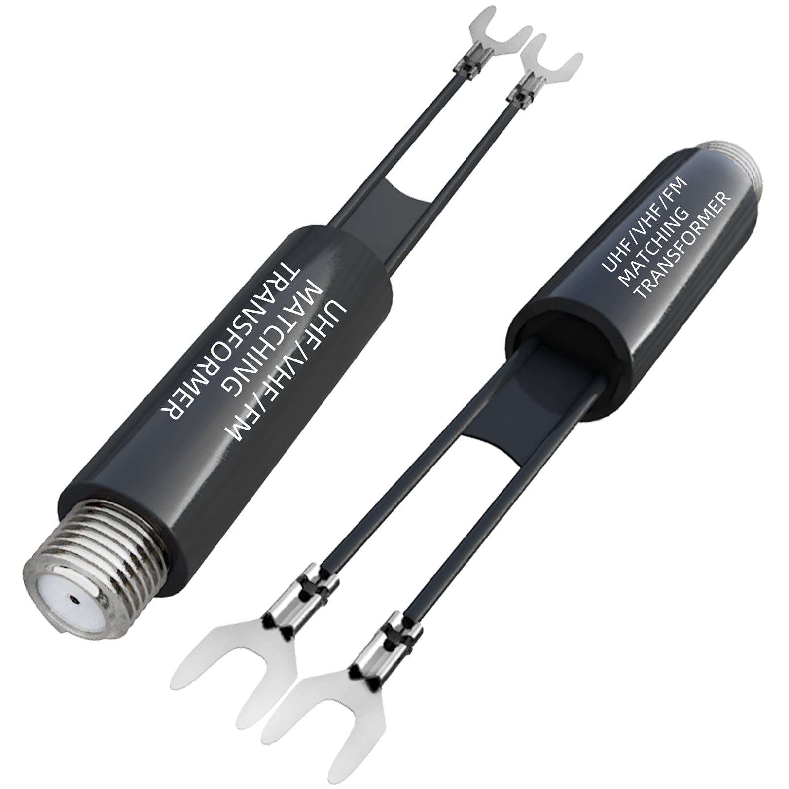 Amazon | Cleqee 2個 75Ω-300Ω アンテナ整合器 F型メス フィーダー