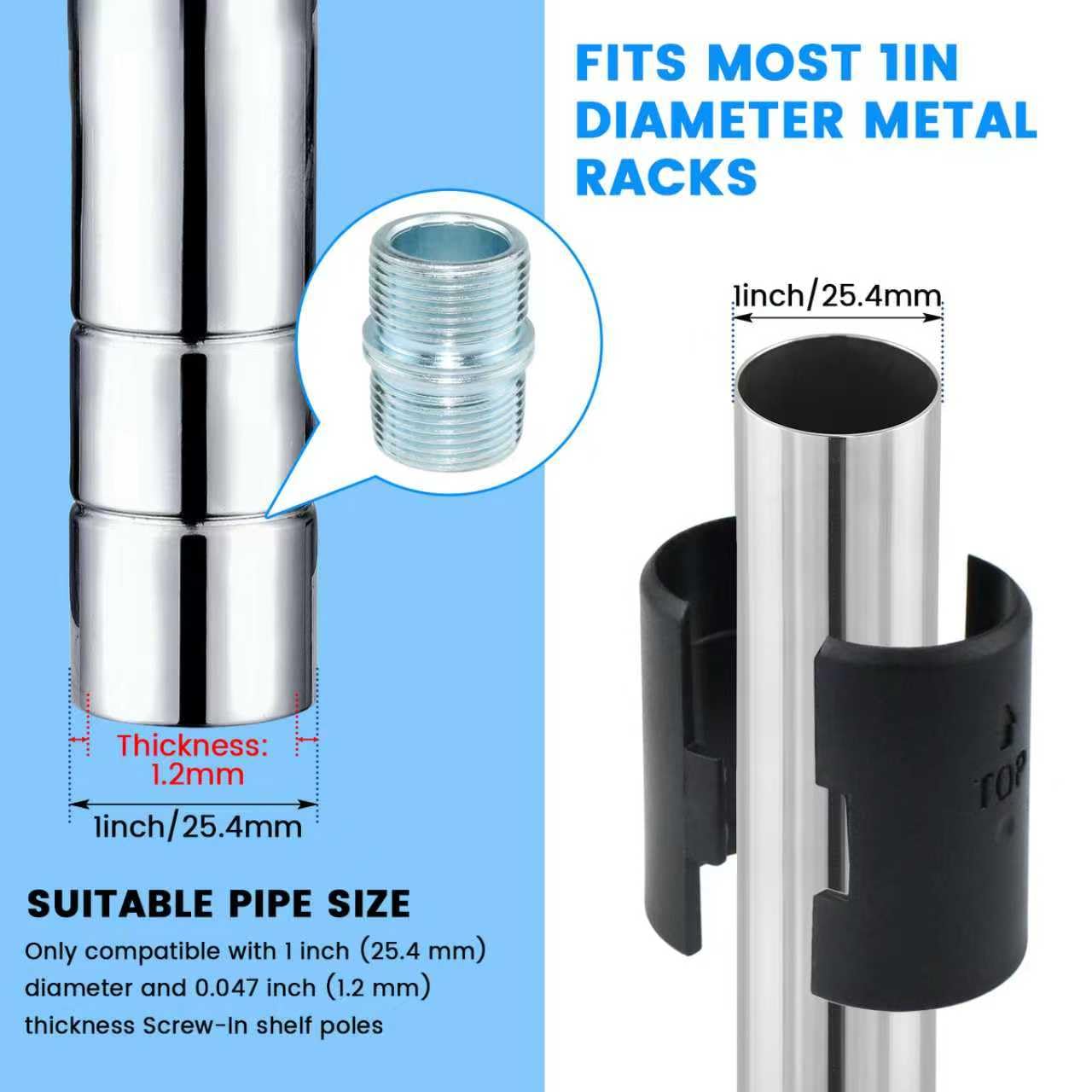 SDTC Shelf Clips - Secure Wire Shelving -3