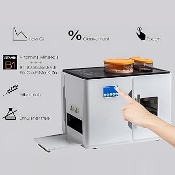 Automatic Roti Maker - Quick & Easy Flatbread Machine for 20 Tortillas and Pitas, One-Touch Operation for Perfect Indian Roti Cooking At Home White