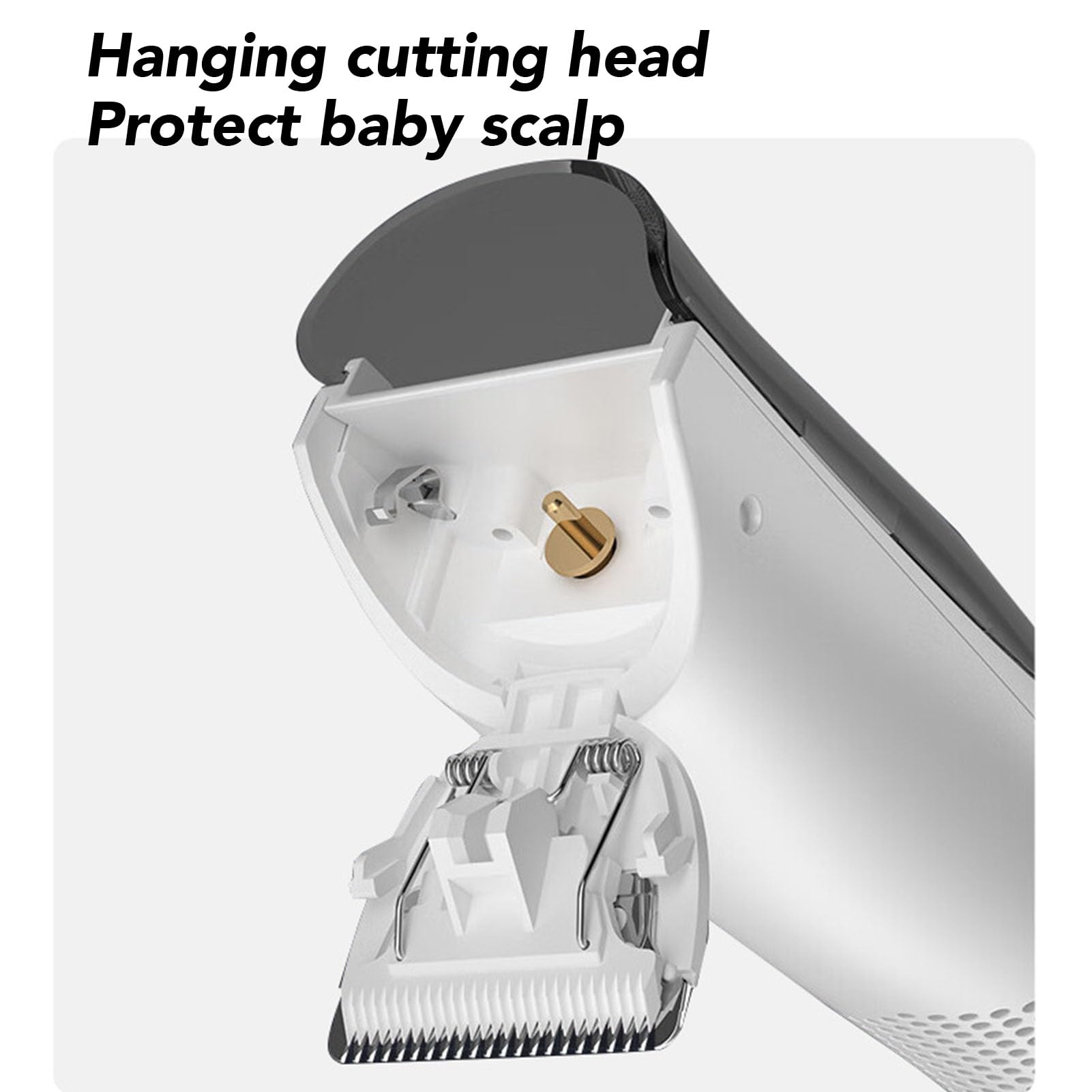 Cortadora de Pelo para bebé, Funcionamiento Silencioso, Cortadora de Pelo Eléctrica Lavable para bebé para Recién Nacidos