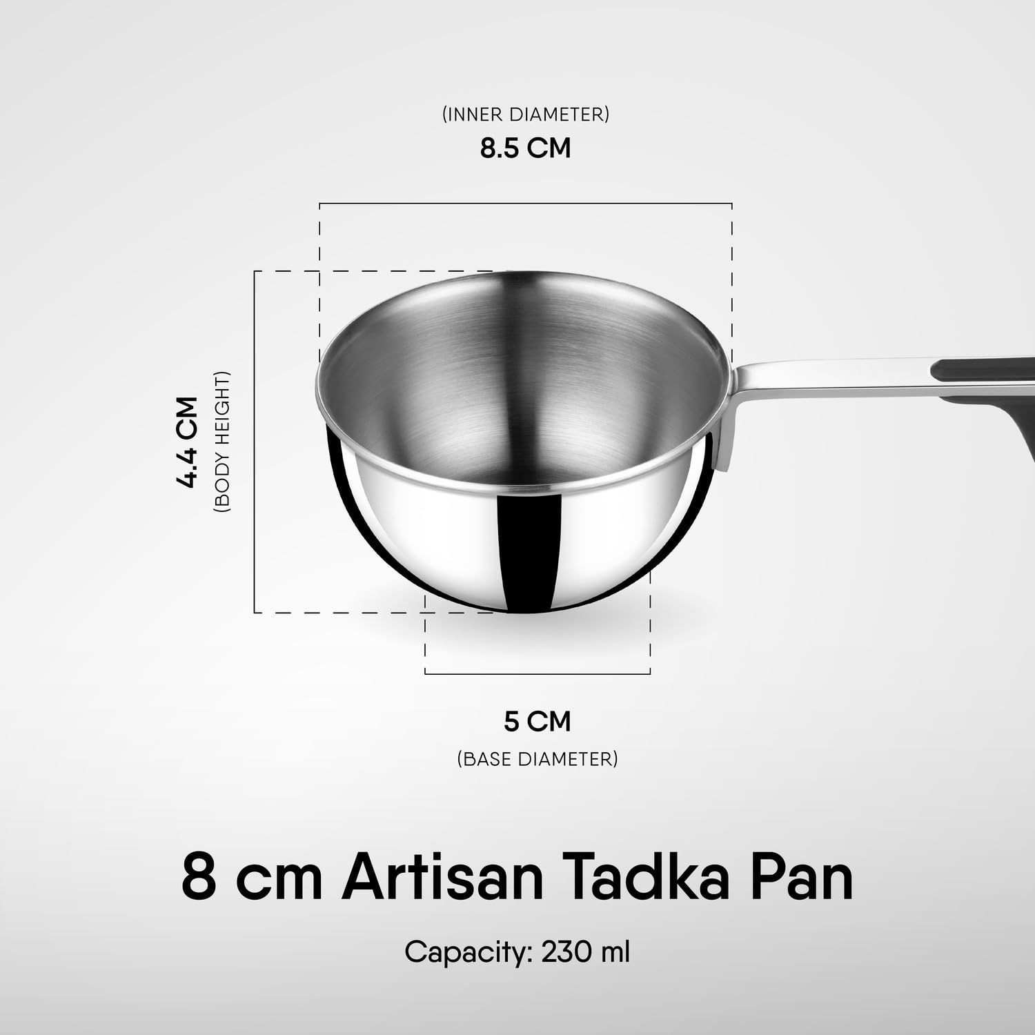 Stahl Tadka Pan - Spice Tempering & Frying -7