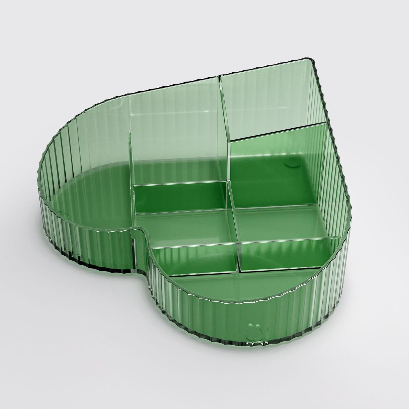 CALANDIS™ Cosmetic Organizer Countertop Cosmetic Display Case for Bathroom Office Home Green | Storage Boxes | Home Organization | Household Supplies & Cleaning 3