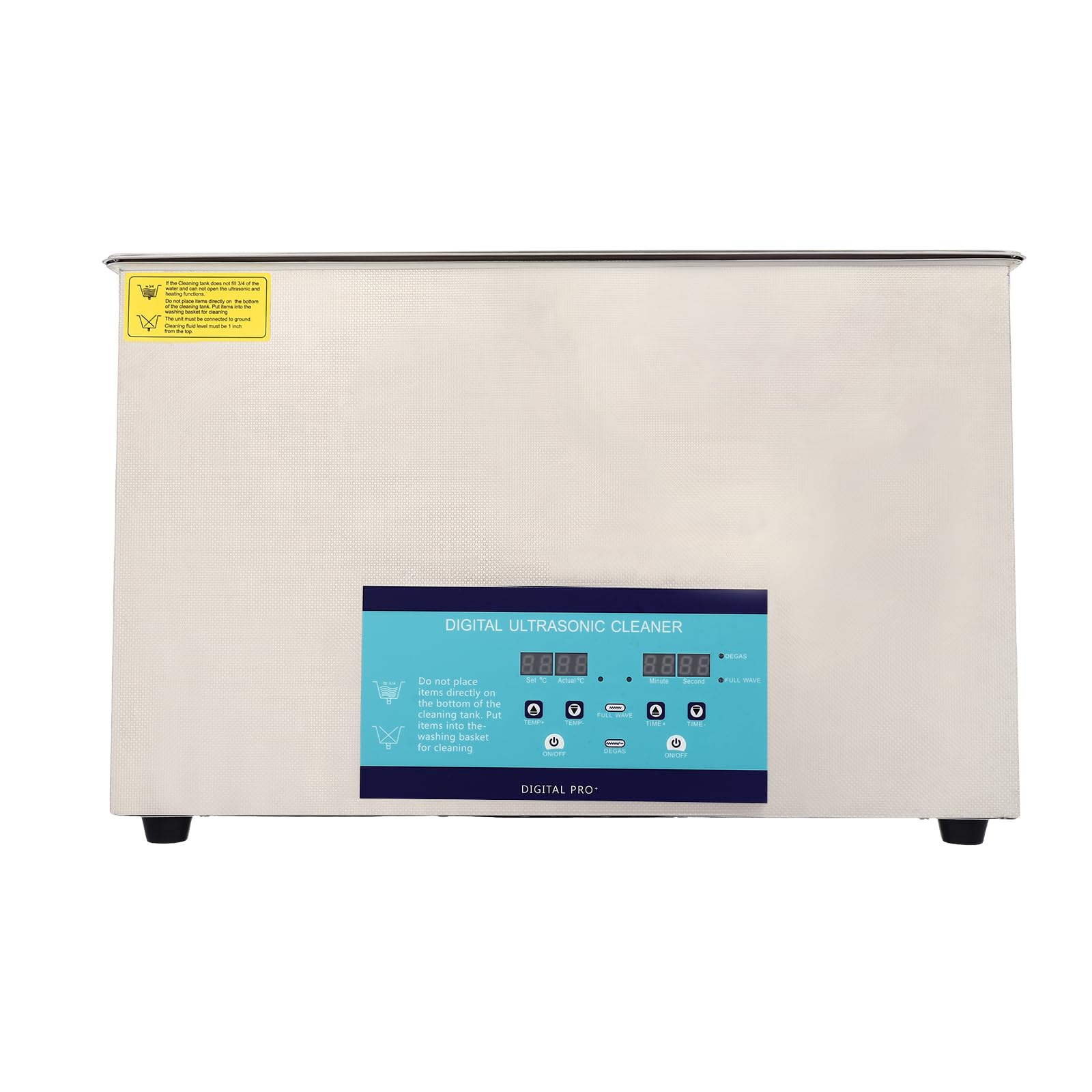 Limpiador ultrasónico de 30 l, dispositivo de limpieza ultrasónica con tres modos de limpieza, 0-80 ℃ 0-30 min, 40 KHz y 28 KHZ, limpiador ultrasónico