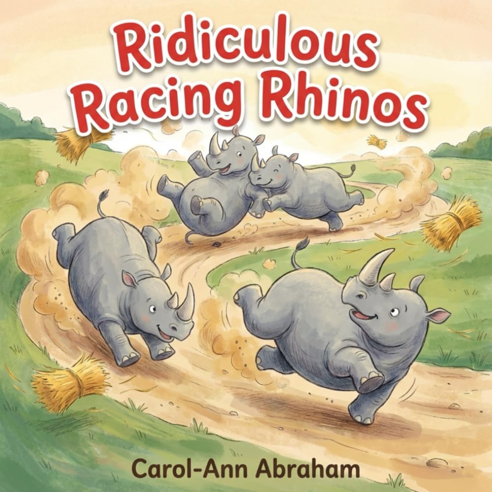Ridiculous Racing Rhinos: A Silly Picture Book About Friendship, Fun, and a Very Wobbly Race