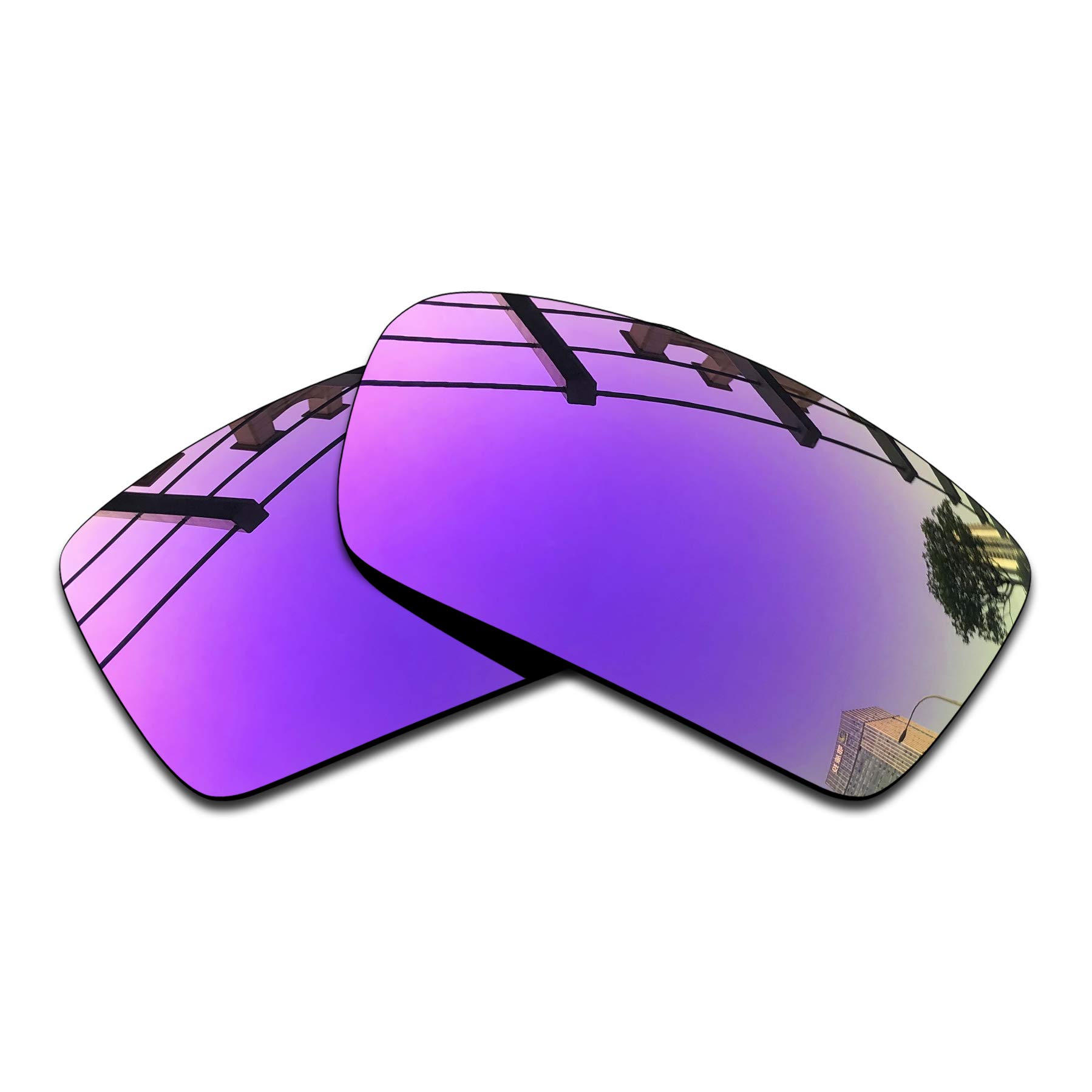 SEEABLEPremium Polarized Mirror Replacement Lenses for Oakley Gascan Sunglasses - Violet Mirror