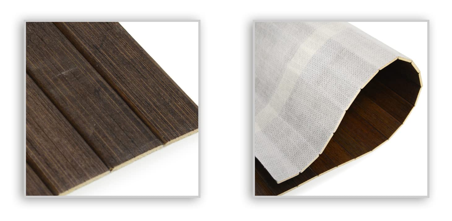 HERSIG - Salvamanteles Bambu | Manteles Individuales Bambu - Color Marron - 30x45cm - 30 Unidades