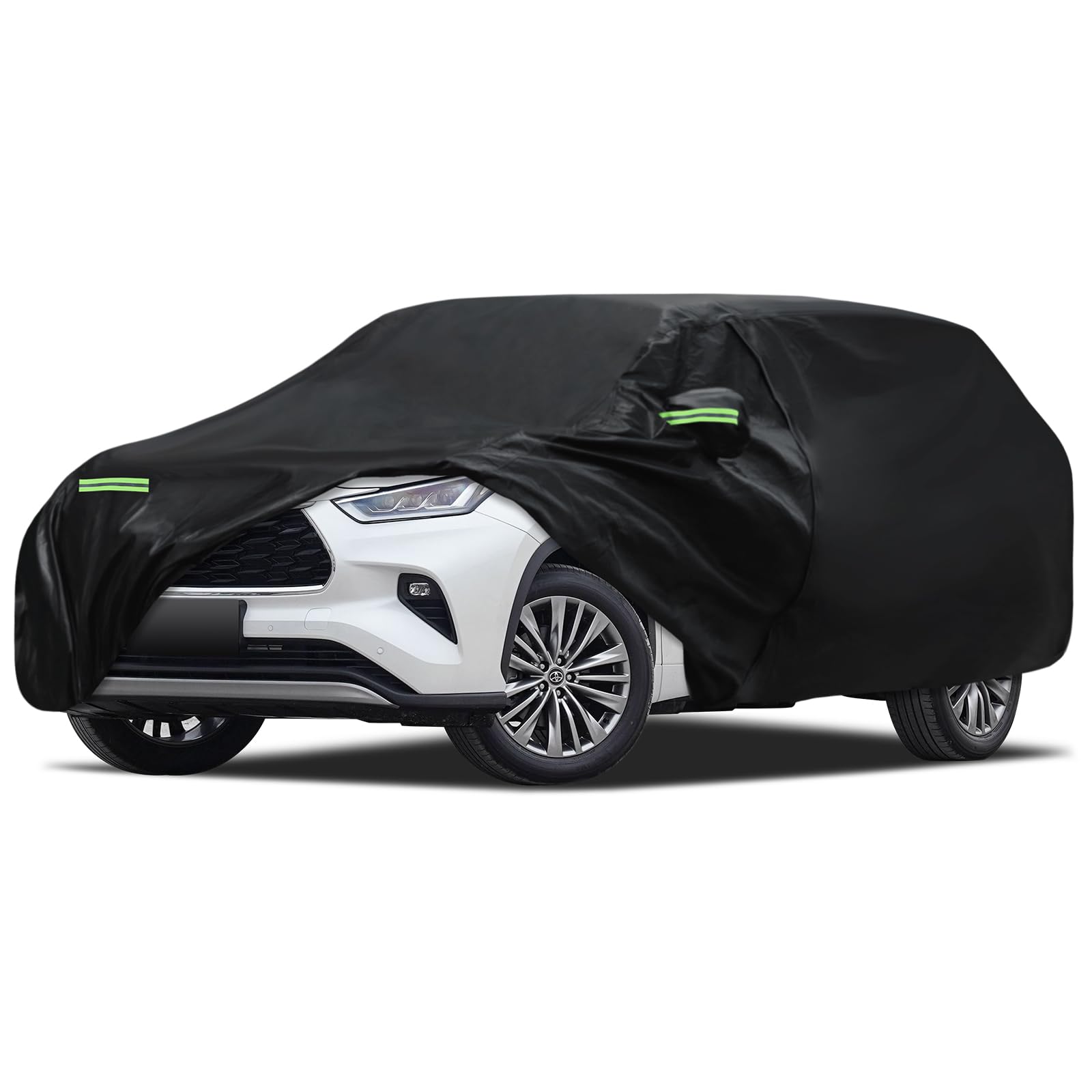 Car Cover Custom Fit for Toyota Highlander 2001-2025 Migaven Waterproof Full Exterior Cover Sun Rain Protection with Door