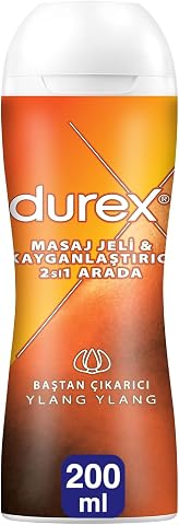 Durex Ylang Ylang 2'si 1 Arada Kayganlaştırıcı & Masaj Jeli 200 ML, Erkek