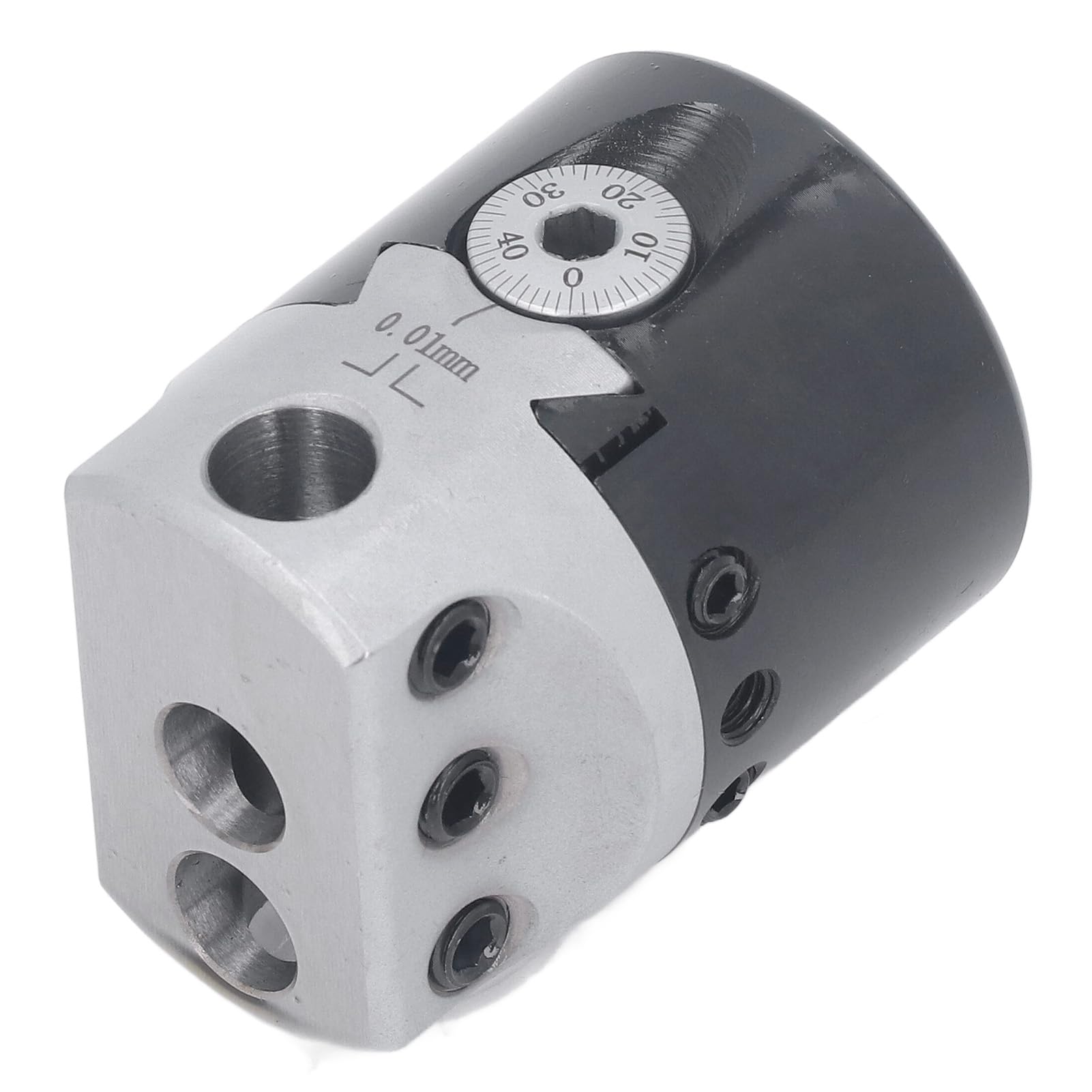 Luqeeg ICarbide R8 Boring Head 3/4 Shank Indexable Boring Bar Set (6pcs Included) 3/4-6, High Accuracy, Enhanced Productivity for CNC Milling Machines