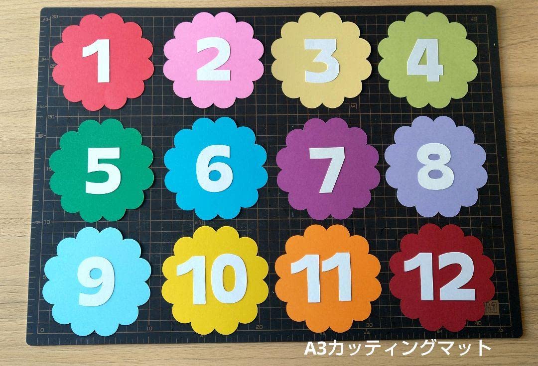 Amazon.co.jp: 壁面飾り 数字 誕生日表 お花 画用紙 : おもちゃ