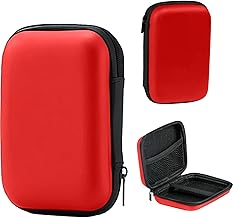 Carrying Case for RG36 Pro/R36 Pro/R36S/G35XX/RG353V, Full Body Protection Waterproof Shockproof EVA Handheld Game Console Travel Storage Box, Red