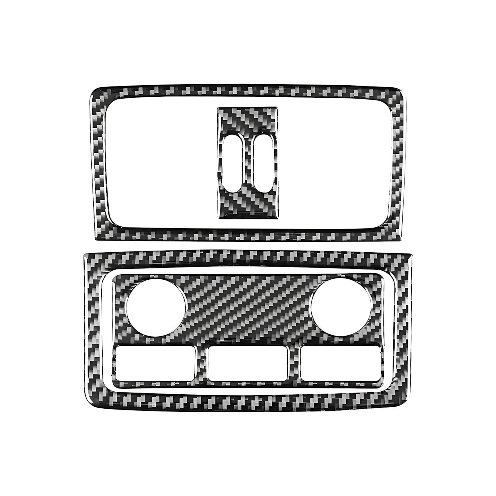 Dashboard Air Vent Frame Compatible with BMW for 5 Series E60 2004-2010 Car Rear Air Vent Trim Frame Air Outlet Decorative Cover Sticker
