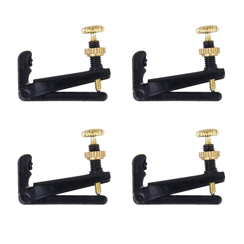 BNF Violin String Fine Tuner Adjuster Set | Gold Plated Screw | Digital Clip Tuner | Fits 1/2-1/4 Violin | String Instrument Accessories Kit | Beginner Recommended-image-20