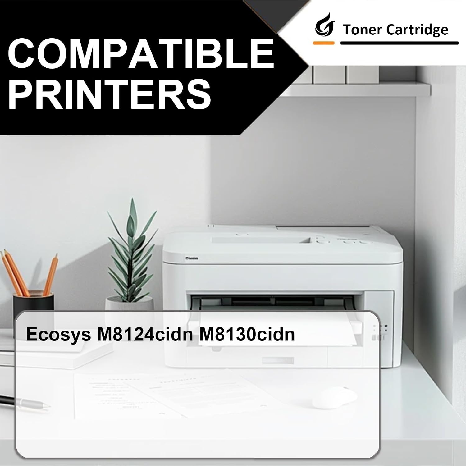 Compatible for Kyocera TK-8117 Magenta Toner Cartridge, 1 Pcs image 2
