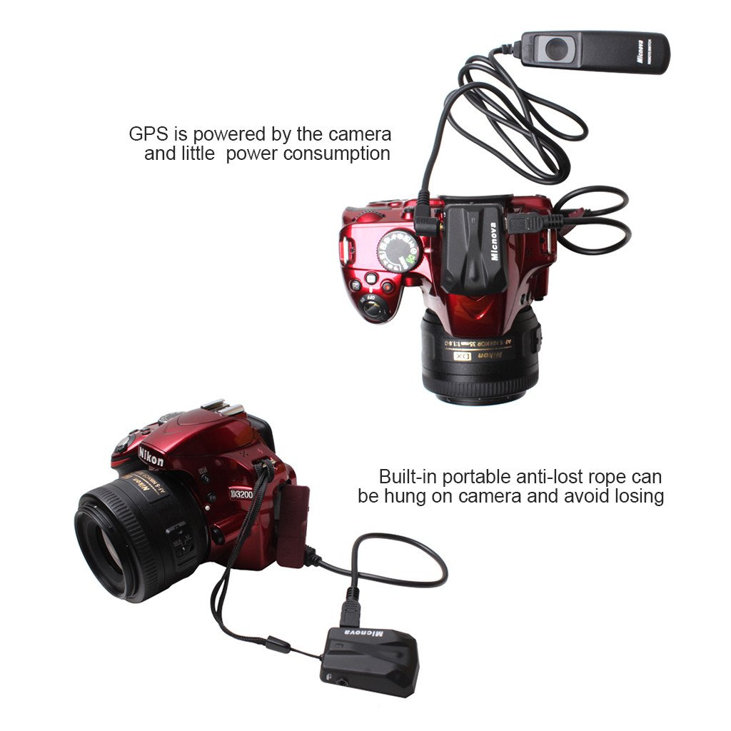 GPS-N Plus - Nueva versión Receptor GPS/Geo Localizador/Geotagger para cámara Nikon DSLR