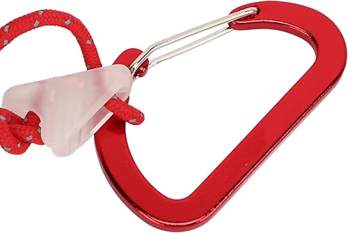 Miniatura 9 de DAUERHAFT Tendedero de camping tendedero portátil de 141ft de longitud gancho de clip triangular botón de ajuste antideslizante para senderismo para