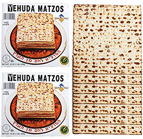 Yehuda Matzos! Kosher For Passover, 14 Matzos (Pack of 2, Total of 2 LBS)
