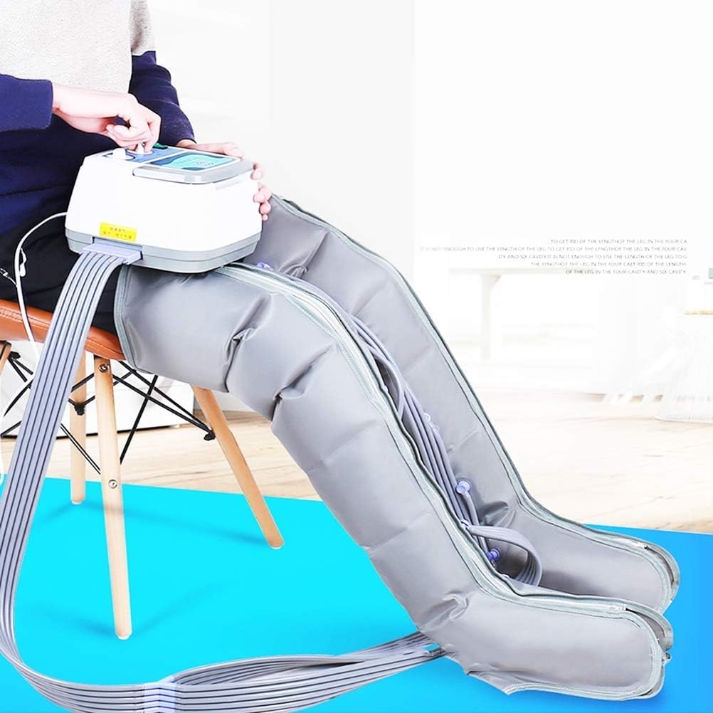 Presoterapia Para Casa, Máquina Masajeadora De Piernas Con Compresión De Aire De 6 Cavidades, Botas Eléctricas De Recuperación De Compresión Cuerpo Completo Para Piernas, Instrumento De Relajación