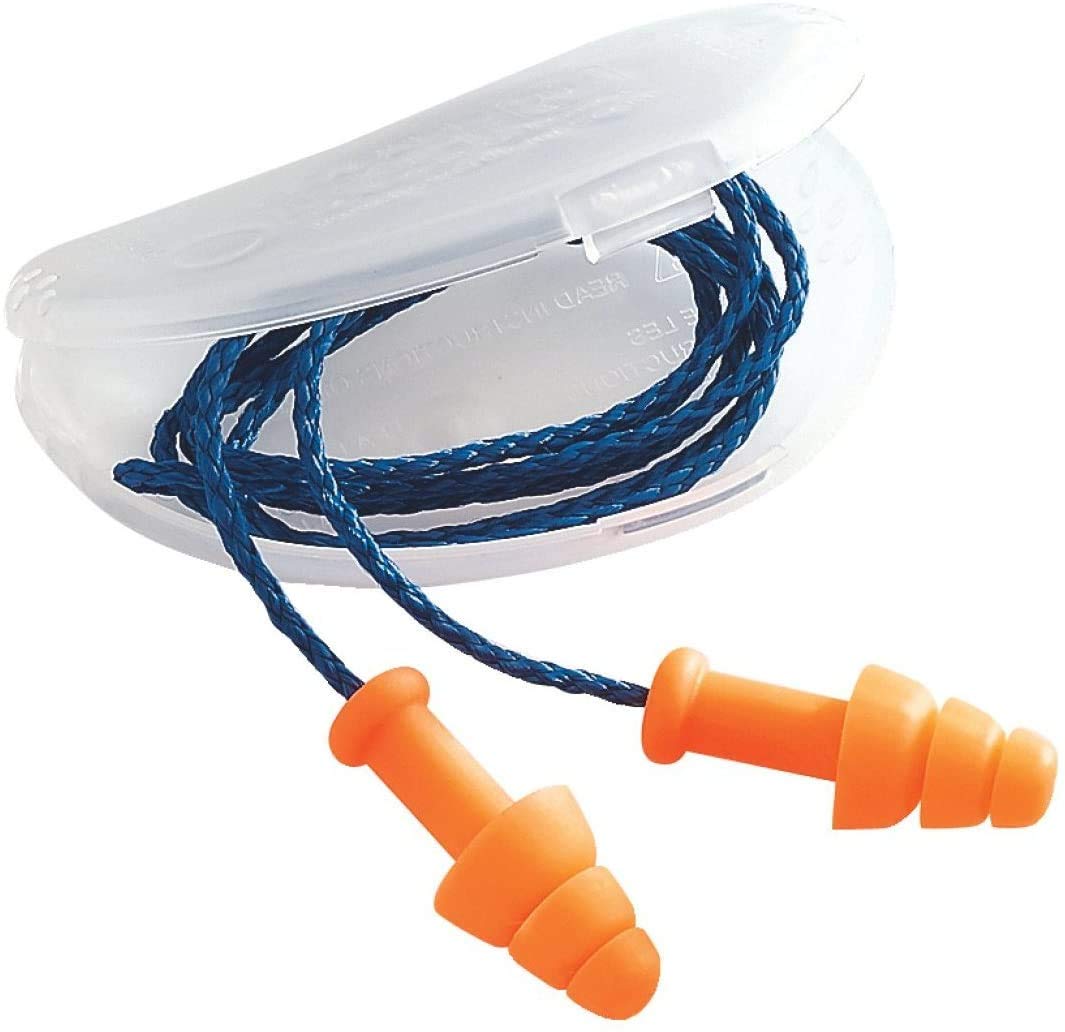 Howard Leightby Honeywell SmartFit Heat-Activated Corded Reusable Earplugs, 50-Pairs (SMF-30) (50)