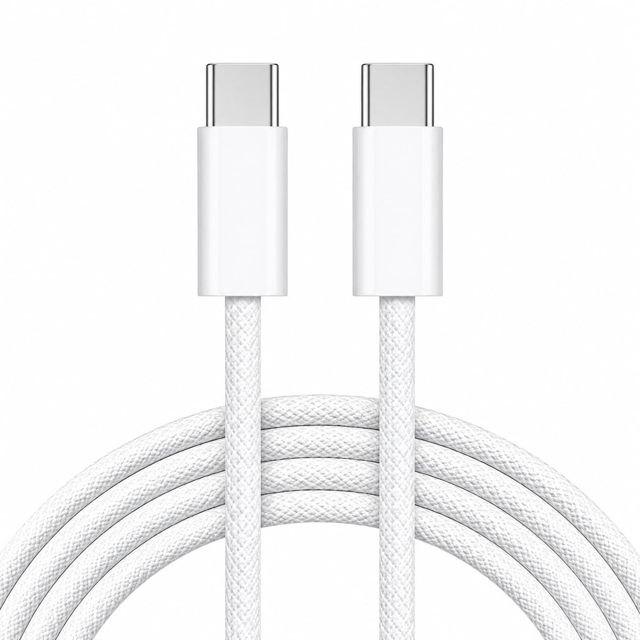 80w type c to type c cable compatible with iphone | 17/16/15 (pro, pro max) fast charging pd power cable, high speed data transfer upto 480mbps, durable tangle-free wire