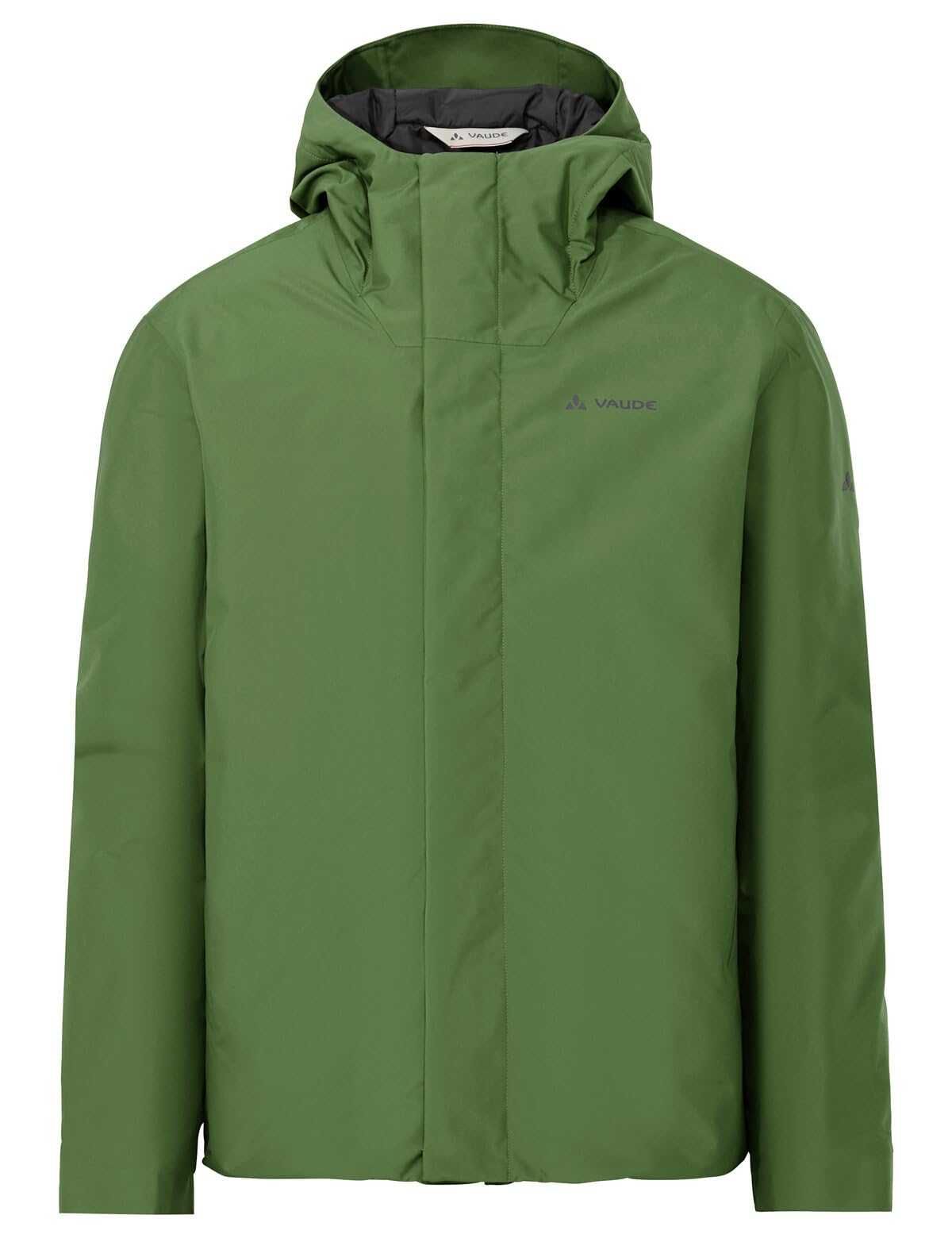 VAUDE Chaqueta de lluvia para hombre Cyclist Warm Rain Jacket II, cálida chaqueta para hombre para la ciudad, resistente al viento y al agua, pero al mismo tiempo transpirable