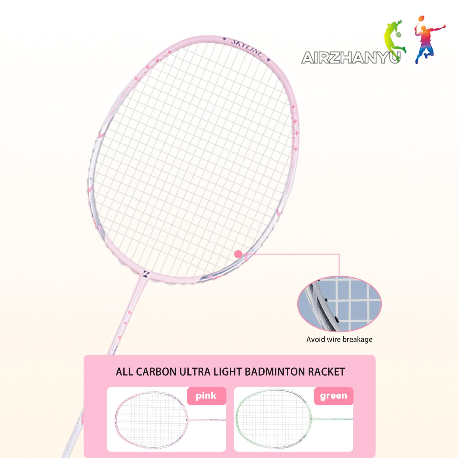 Raqueta de bádminton, raquetas de bádminton, tanto ofensivas como defensivas, ligeras de 75 g, de fibra de carbono, moldeadas de una sola pieza, profesional, duradera, incluye 1 bolsa de bolas