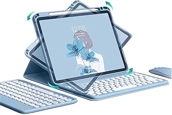 Amazon | GOOVEN マウス付き iPad 10.2用の キーボードケース 第9/8/7