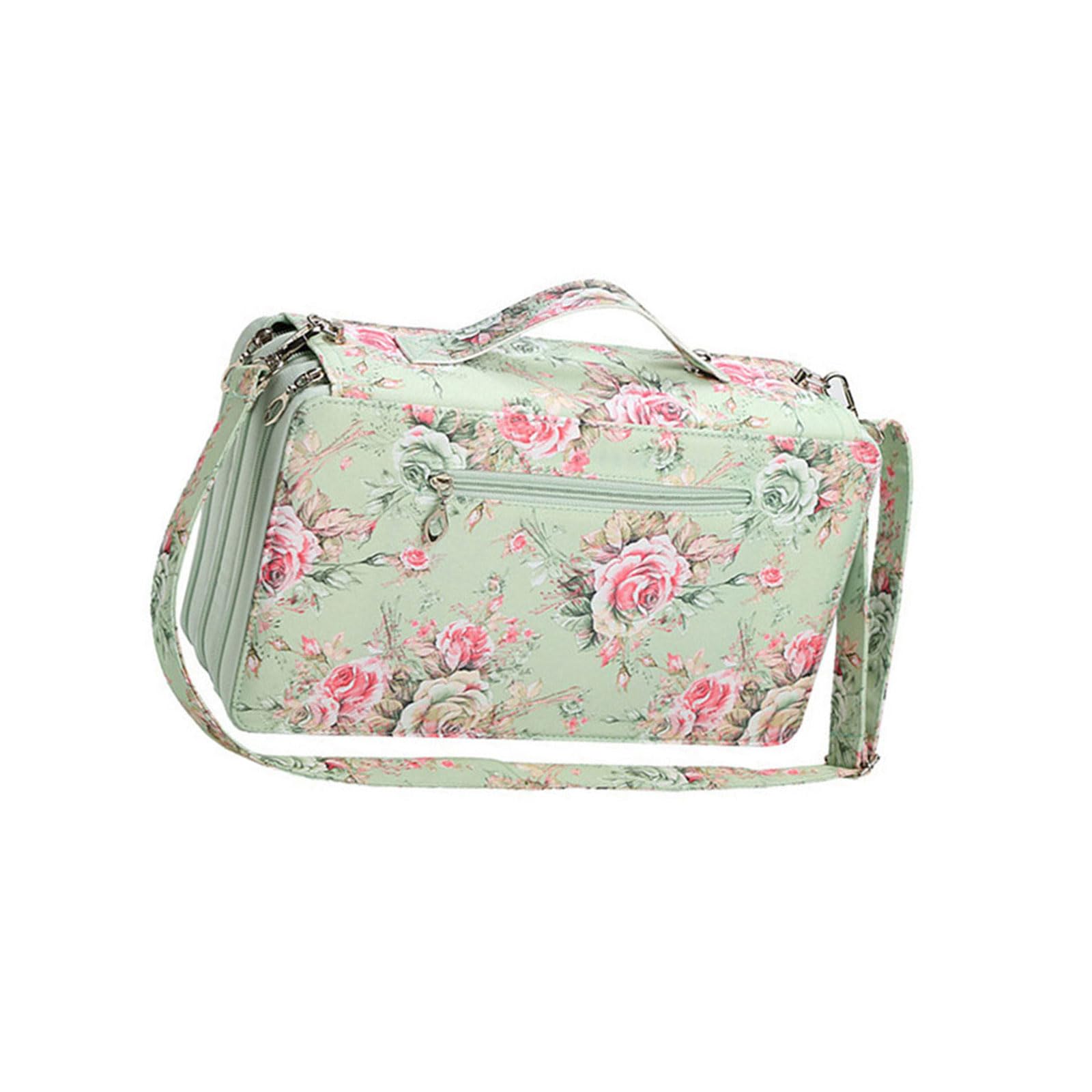 Borsa Da Trasporto Per Pennarelli Capacità Custodia Trasporto 120 Slot Con Tracolla Borsa Organizzatori D'arte Portatile Astucci Matite Impermeabili