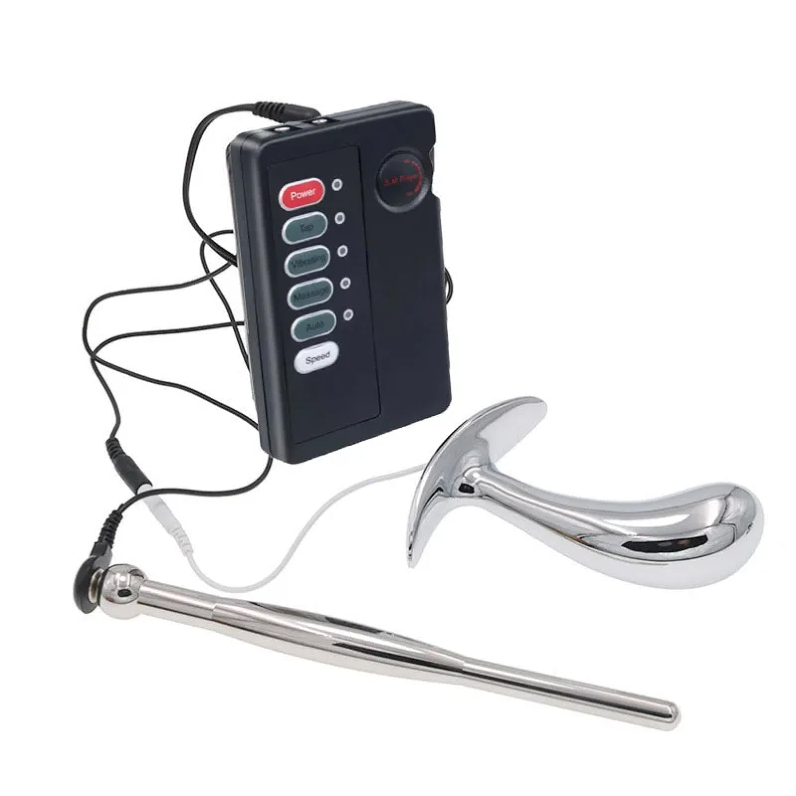 Plug Anale Electro Shock Sesso Maschile Butt Plug Metallo Uretrale Stimolatore della Prostata SM Masturbazione Giocattoli Anali Per Uomini