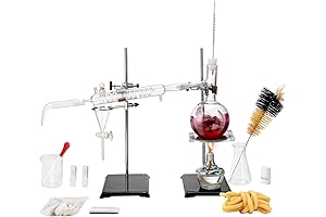 VEVOR 500ML Essential Oil Distillation Kit - Professional Boro Distillation Glassware Apparatus