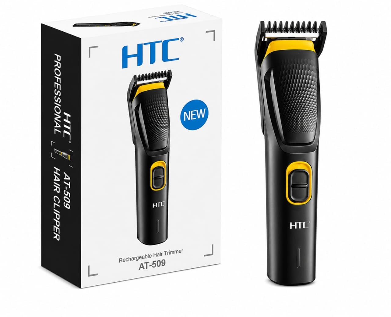HTC AT-509 Rechargeable Hair Trimmer for Men | Cordless Design