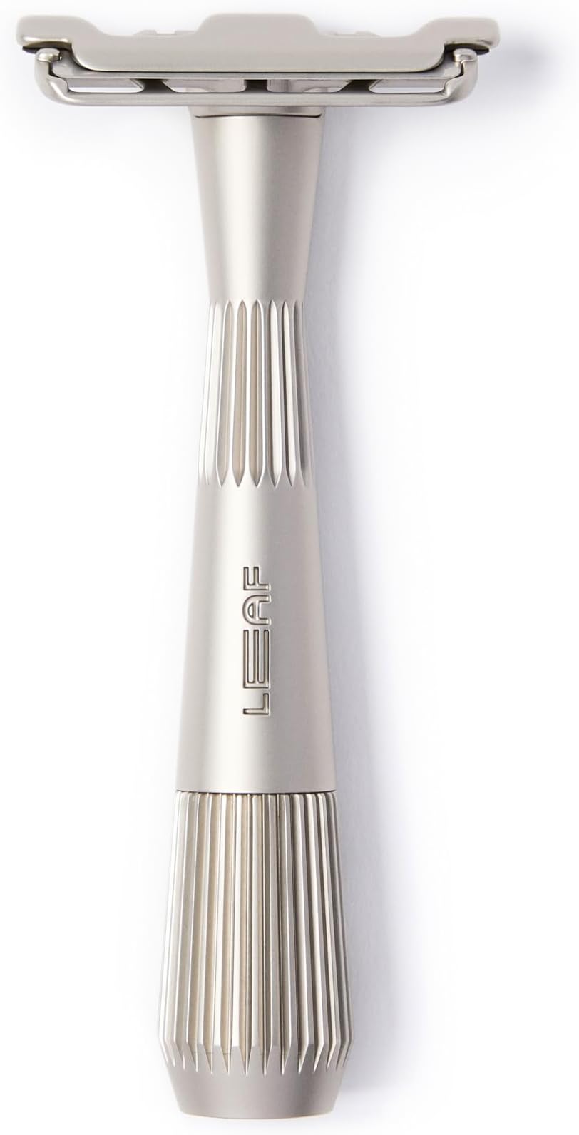 Leaf Shave The Twig Razor, Silver - Plastic-Free, Single-Blade, Safety Razor for Women & Men with Sensitive Skin or Lighter Hair