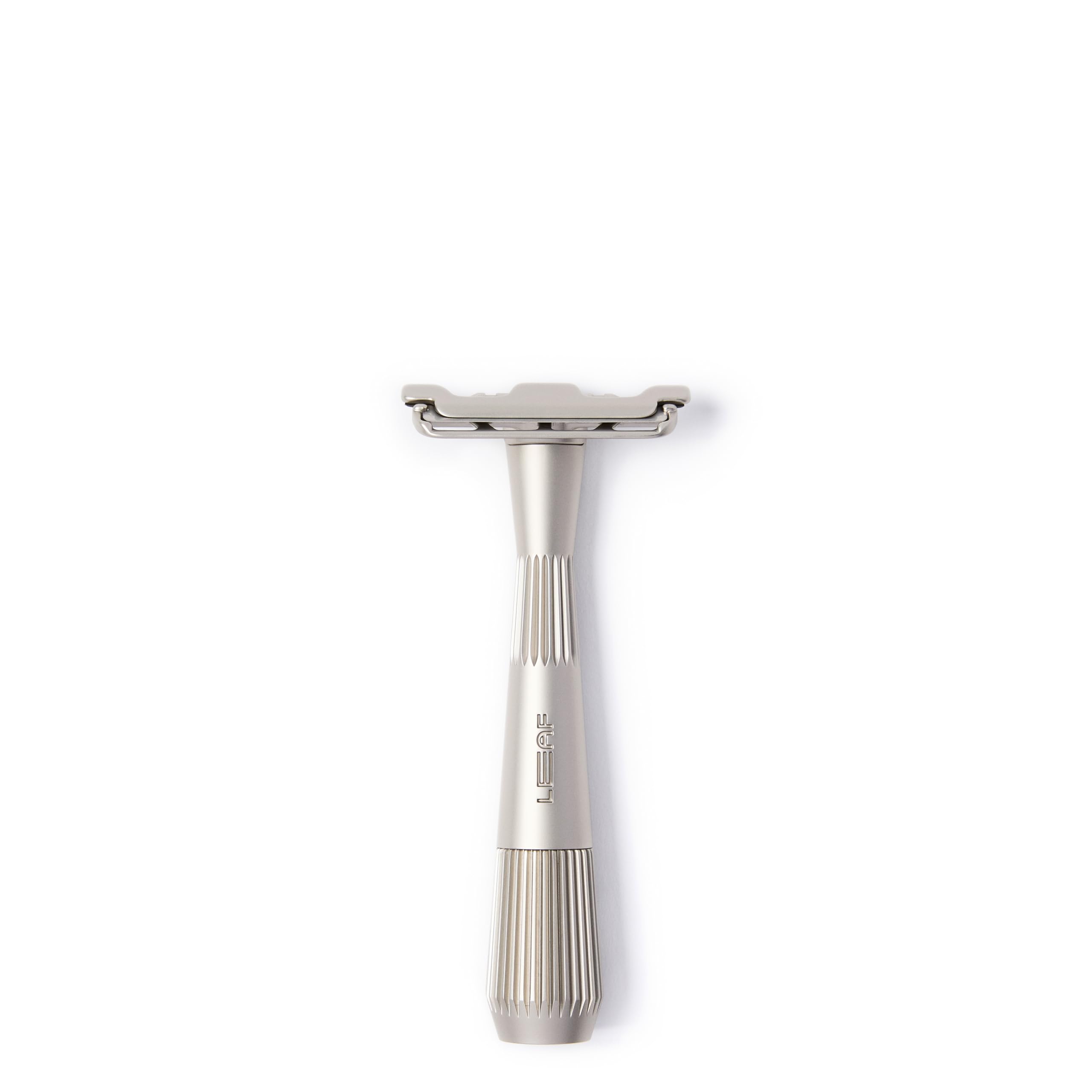 Leaf Shave The Twig Razor (Silver) - Contemporary, Metal, Men's Sensitive Skin Razor