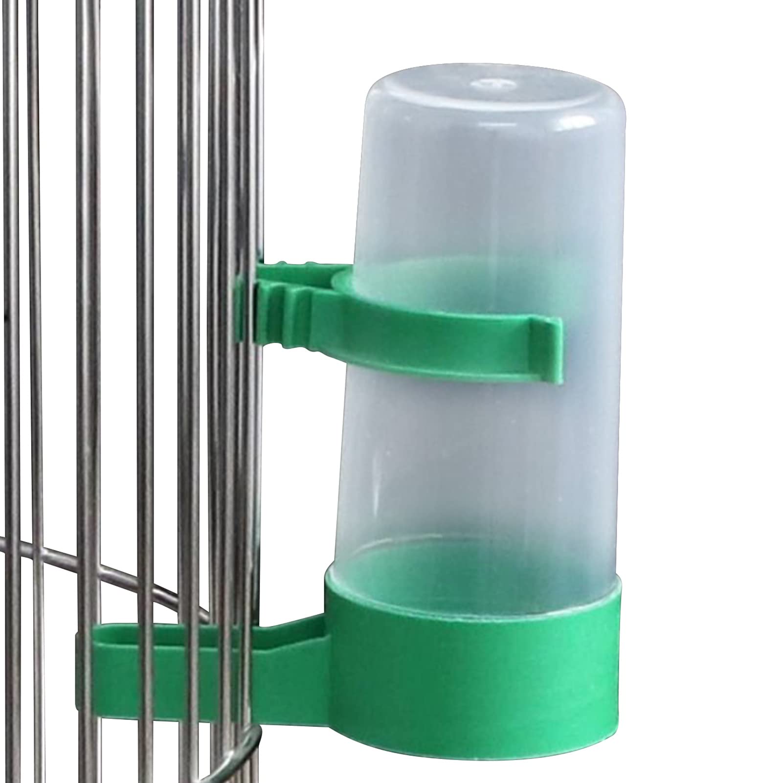 Keptfeet Distributore Automatico di Acqua,Distributore d'Acqua per Uccelli per Gabbia - Contenitore per abbeveratoio, Gabbia per Uccelli con distributore d'Acqua per pappagalli Budgie Cockatiel