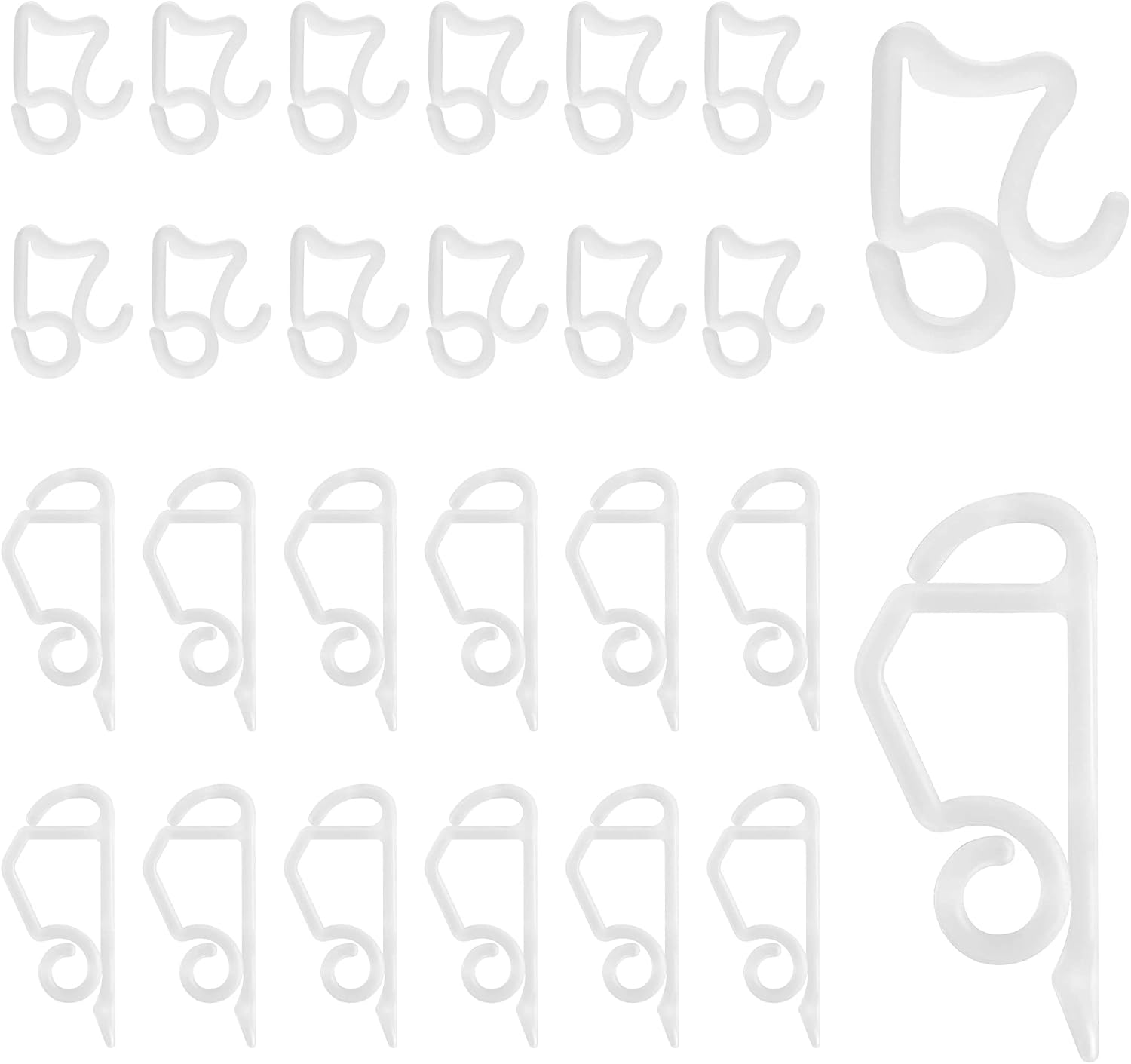 BELATO Two Type 200 Pieces Christmas Light Clips Outdoor