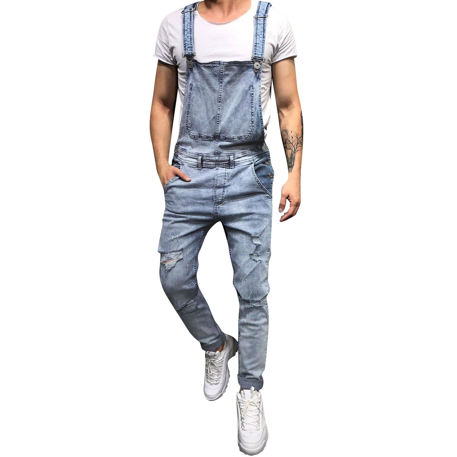 Pantalones de trabajo para hombre, overol de cintura elástica, pantalones de descanso, pantalones cargo para hombre, overol holgado para exteriores, pantalones de trabajo, chinos, ajuste regular