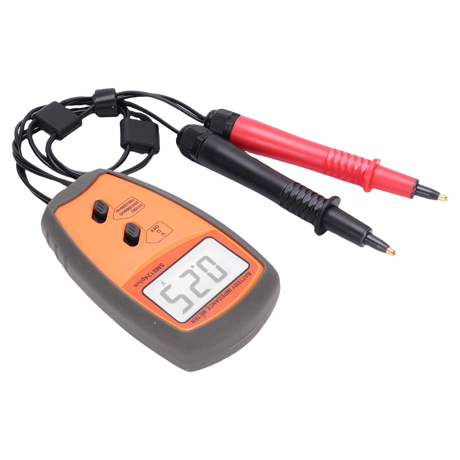 Misuratore di Tensione della Batteria Tester di Resistenza Interna Portatile 0-100 V 0,1 MΩ-19,99 Ω Ampio Intervallo di Misurazione Display LCD ABS per Batteria del Telefono Cellulare