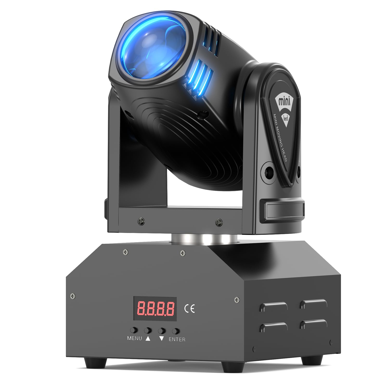 UKing Mini RGBW LED Beam Teste Mobili d-mx 11/13 CH Pinspot Luce Disco Luce Effetti Luce Controllati dalla Musica per DJ Disco Party Club Bar Palco