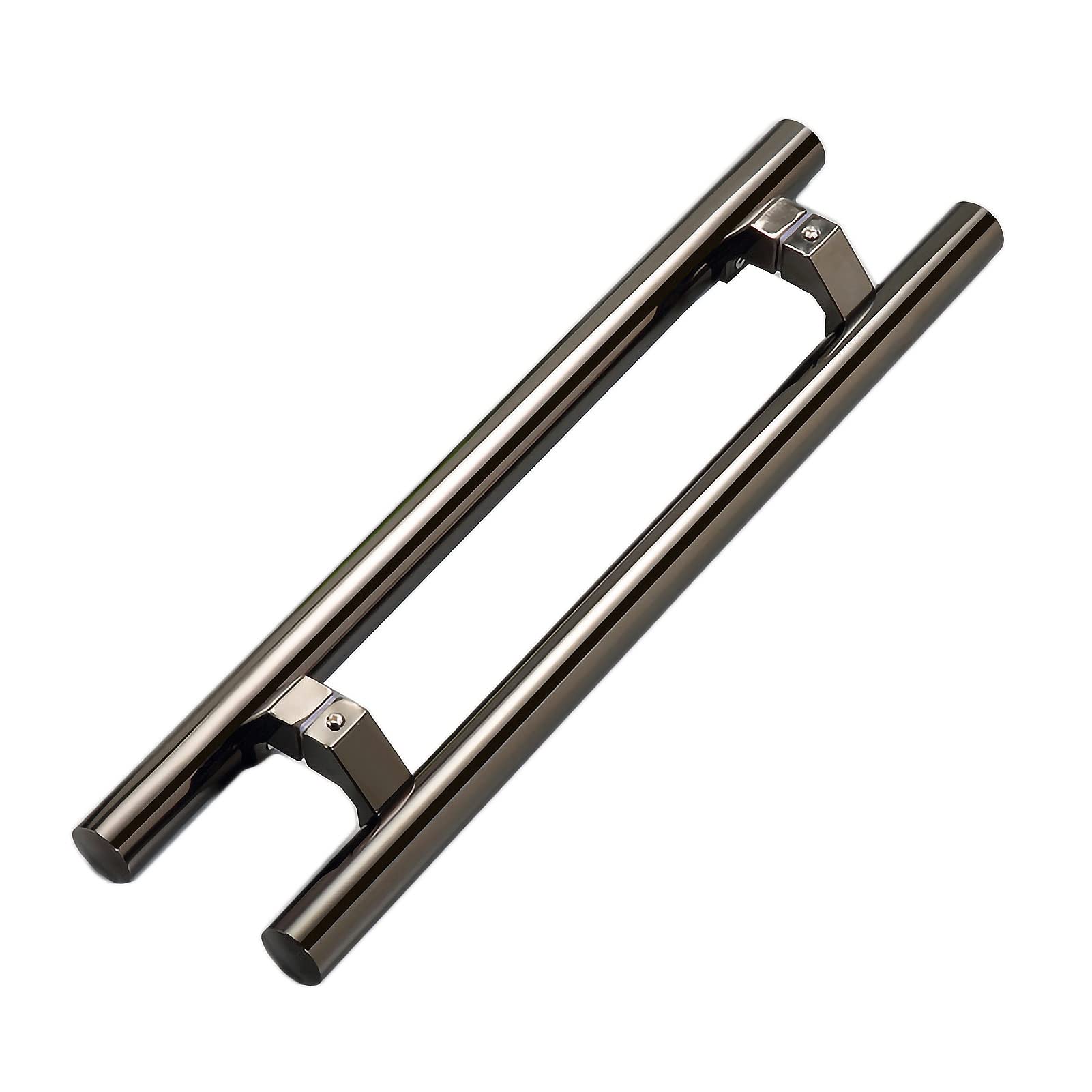 Solid Stainless Steel Push Door Handle,for Glass Door Wooden Door, Commercial Door Handle Applicable for Sliding Shower Door /70cm,Black Titanium-L:100cm(3,Black Titanium-L:100cm(39.3in)/70cm(27.5in)