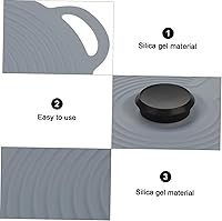 Vista 5 de 1pc Reusable Silicone Food Cover Vacuum Seal Lid for Pot Microwave Safe Easy to Clean Keeps Food Fresh Refrigerator Kitchen Supply