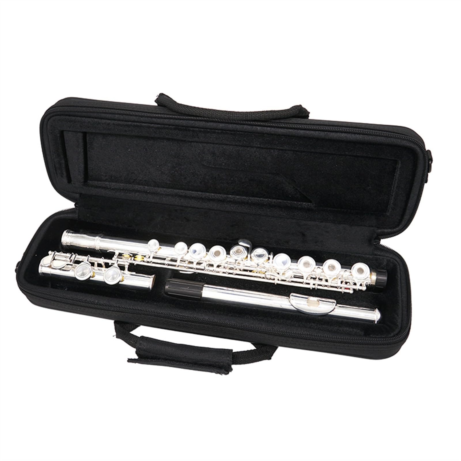 銀製オープンホールフルート 16キー Amazon | フルートセット フルート 16穴 オープンホールとクローズ